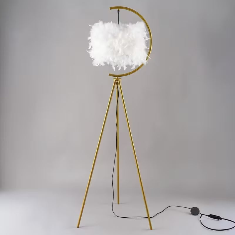 ™Boholit | מנורת רצפה עם עמעום – בוהו אלגנטי לסלון