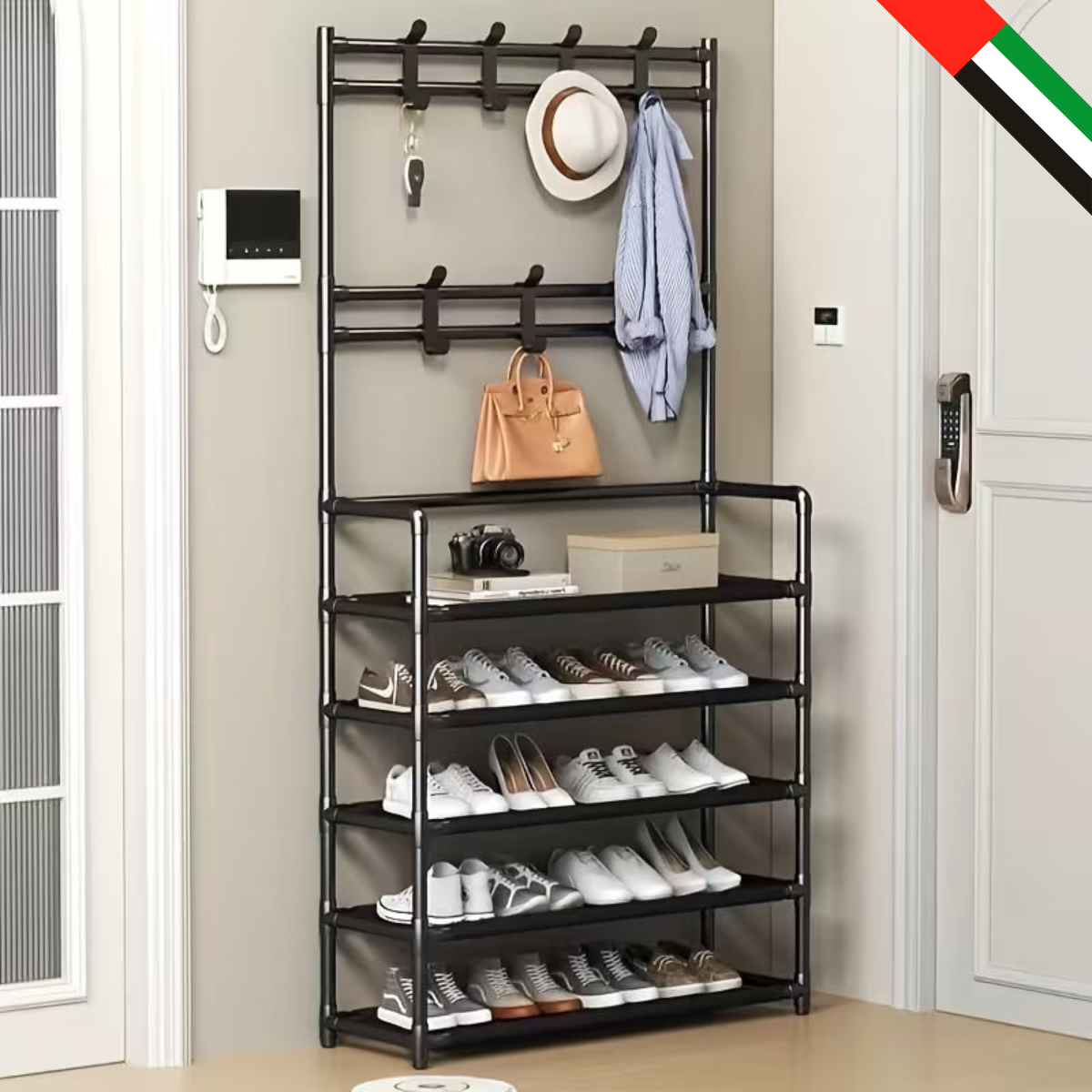 Elaron™ | 5-tier metal coat rack