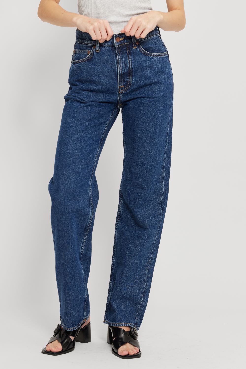 Tuff Tony Evening Jazz Men's/Women's Long Jeans – Wide Leg