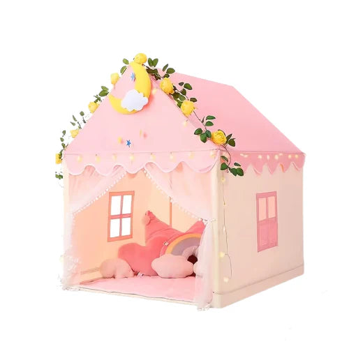 ™Zahriella | בית משחק נסיכה ורוד לילדים, בית בובות קל למשחקי דמיון